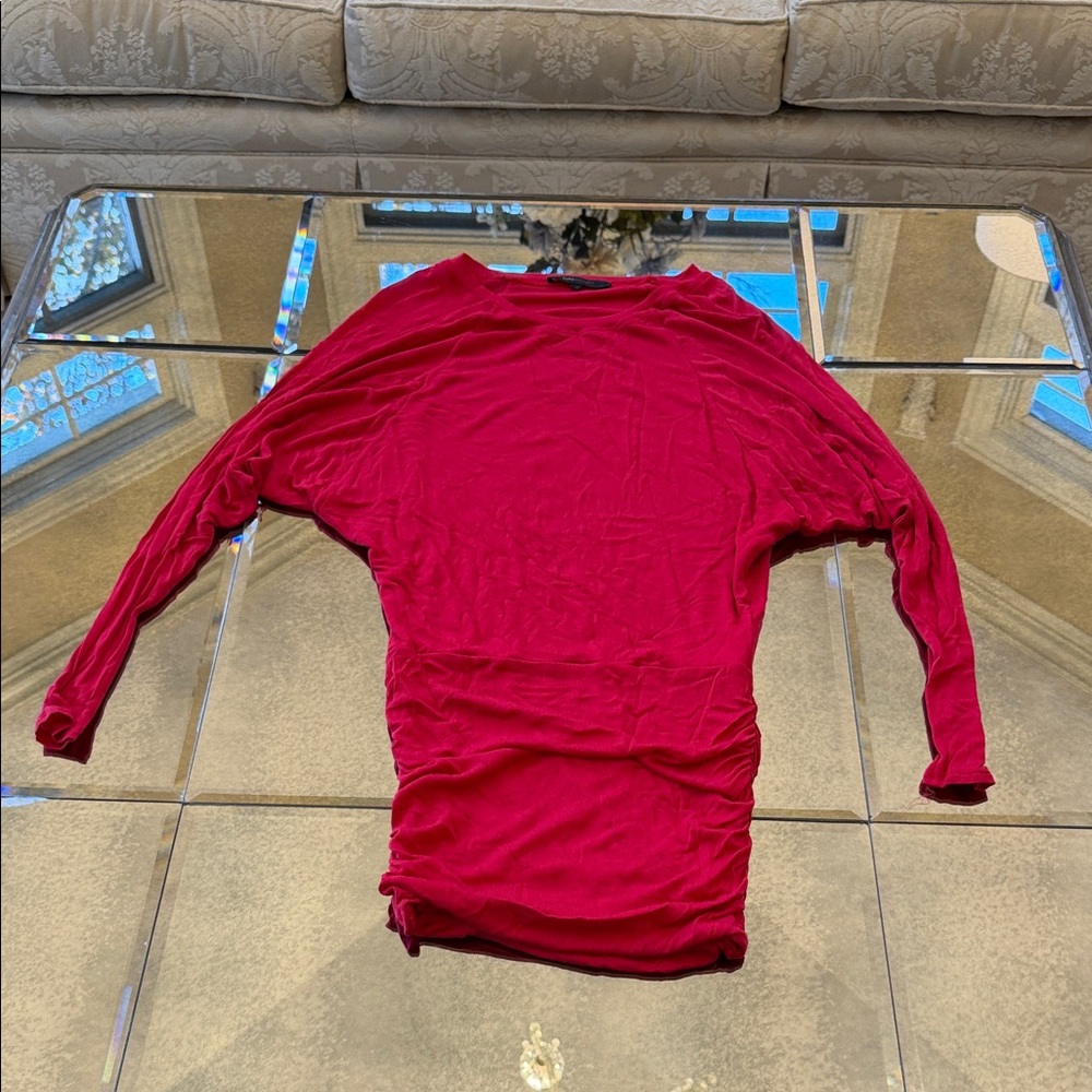 BCBGMaxAzria Vibrant Red Top